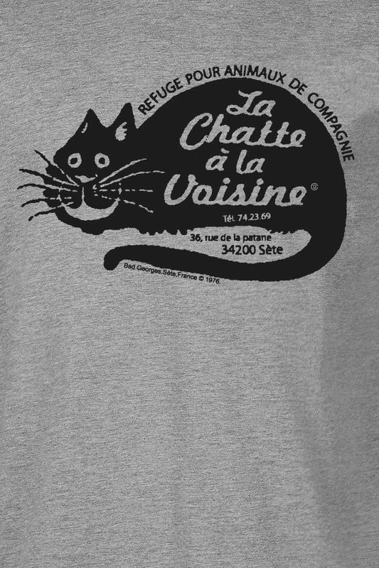 Le T-shirt CHATTE A LA VOISINE - femme