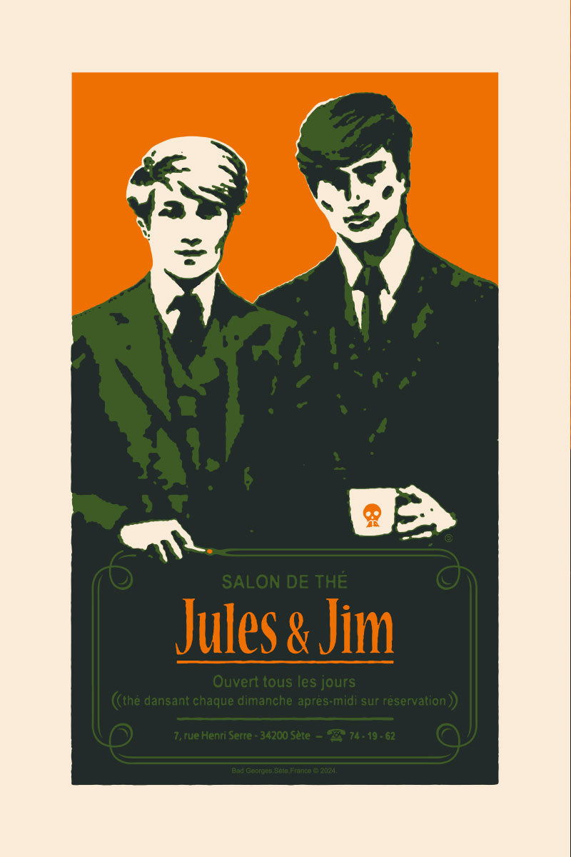 JULES & JIM - sérigraphie
