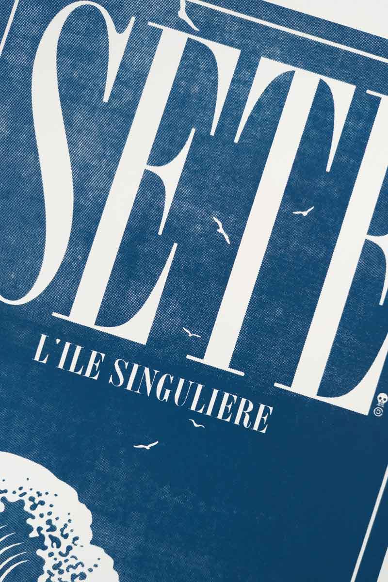 LA GRANDE VAGUE - sérigraphie