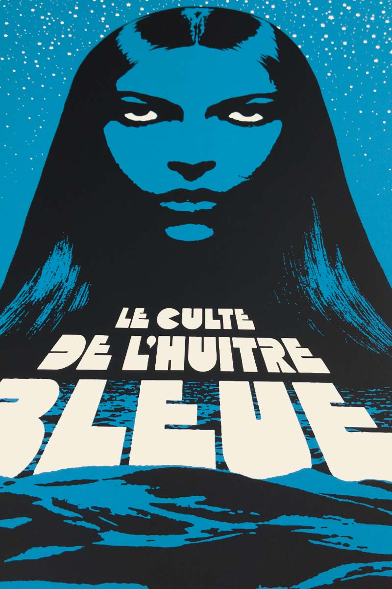 LE CULTE DE L'HUITRE BLEUE - sérigraphie