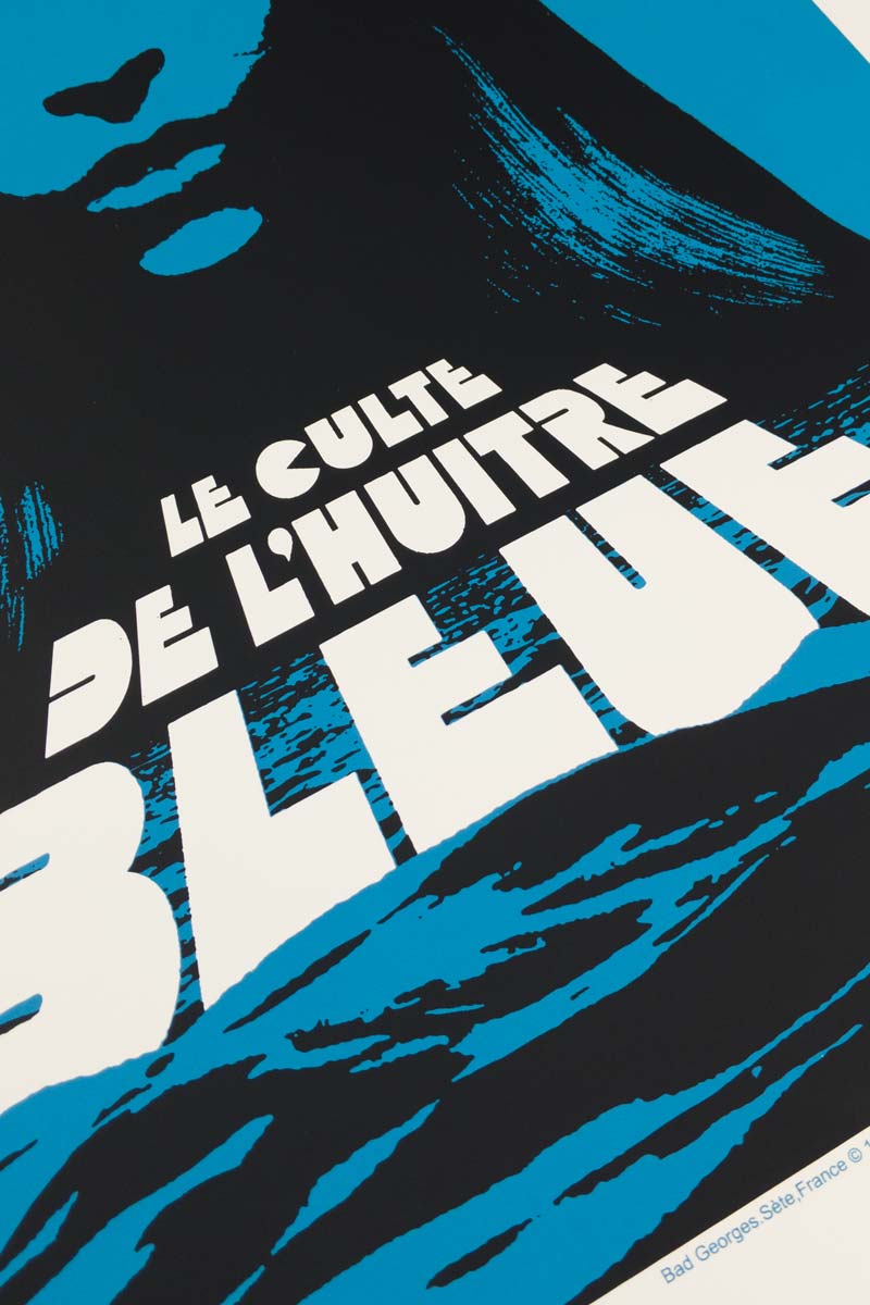 LE CULTE DE L'HUITRE BLEUE - sérigraphie