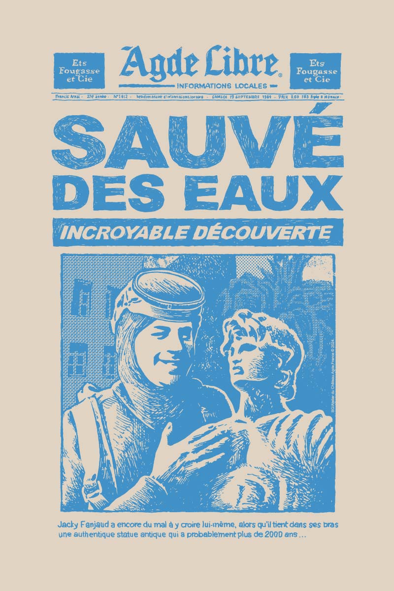 SAUVÉ DES EAUX - sérigraphie