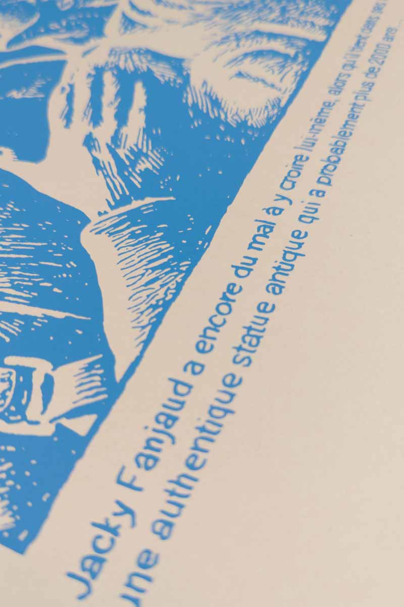 SAUVÉ DES EAUX - sérigraphie
