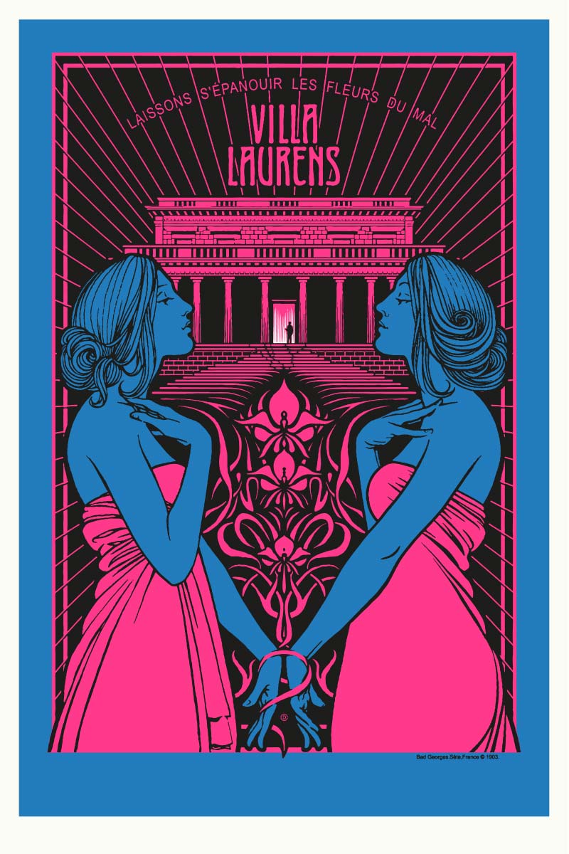 VILLA LAURENS - sérigraphie
