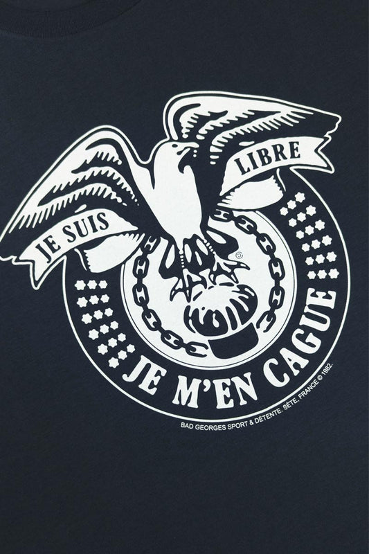 Le T-shirt CAGUE - marine
