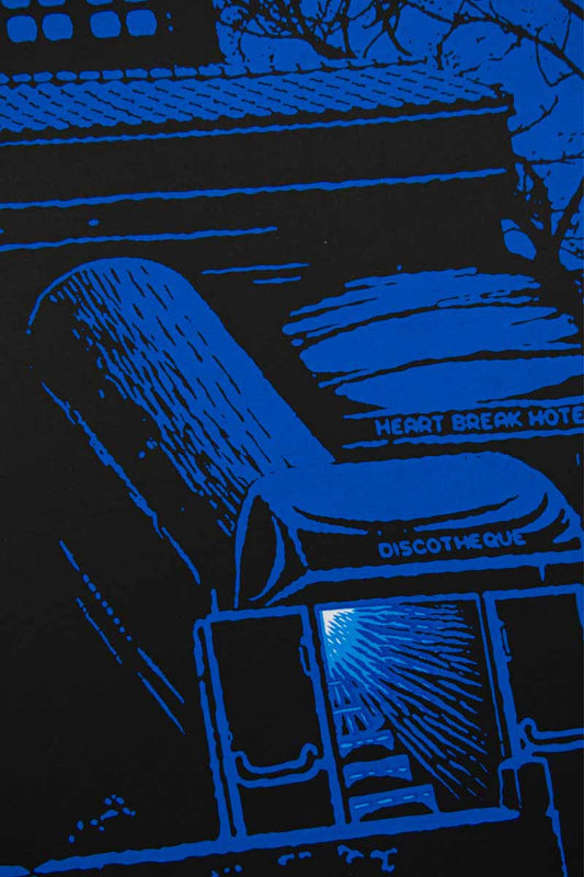 HEART BREAK HOTEL - sérigraphie