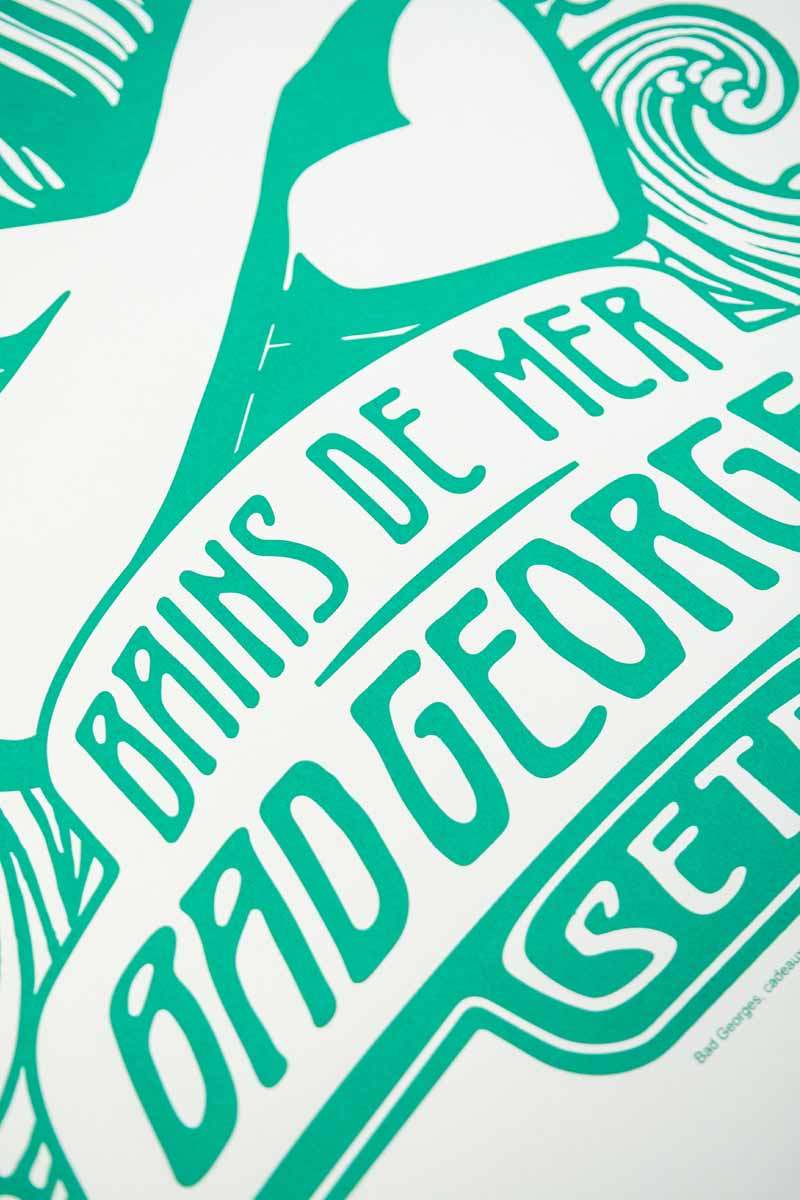 BAIN DE MER - sérigraphie