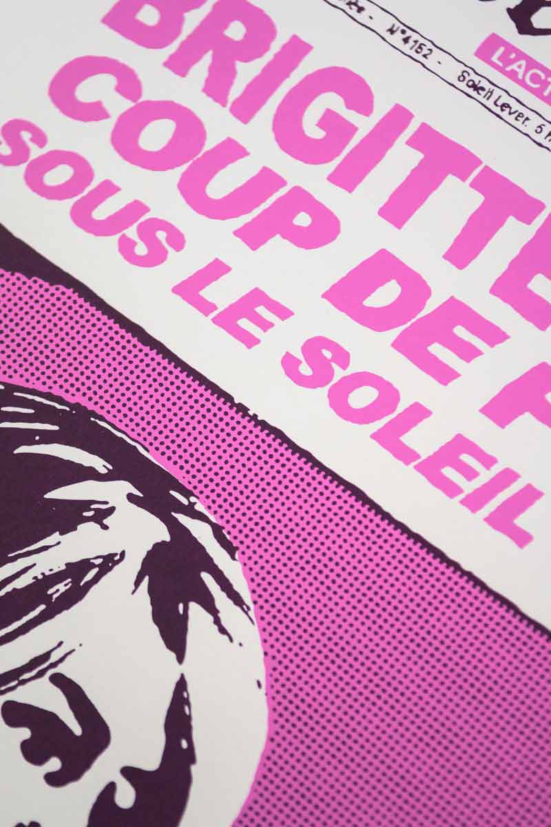 COUP DE FOUDRE - sérigraphie