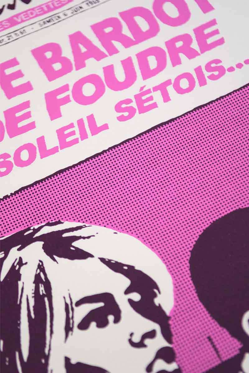 COUP DE FOUDRE - sérigraphie