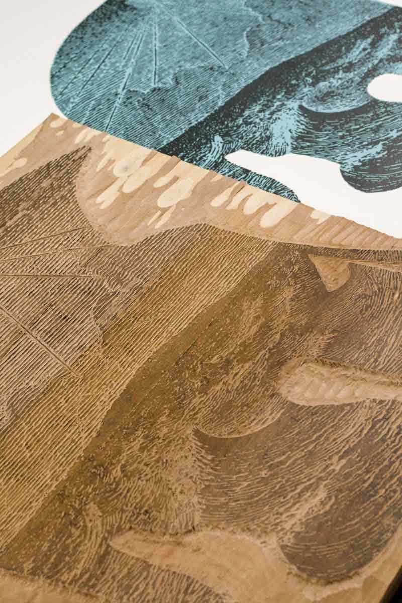 CIVILISATION - sérigraphie & gravure sur bois