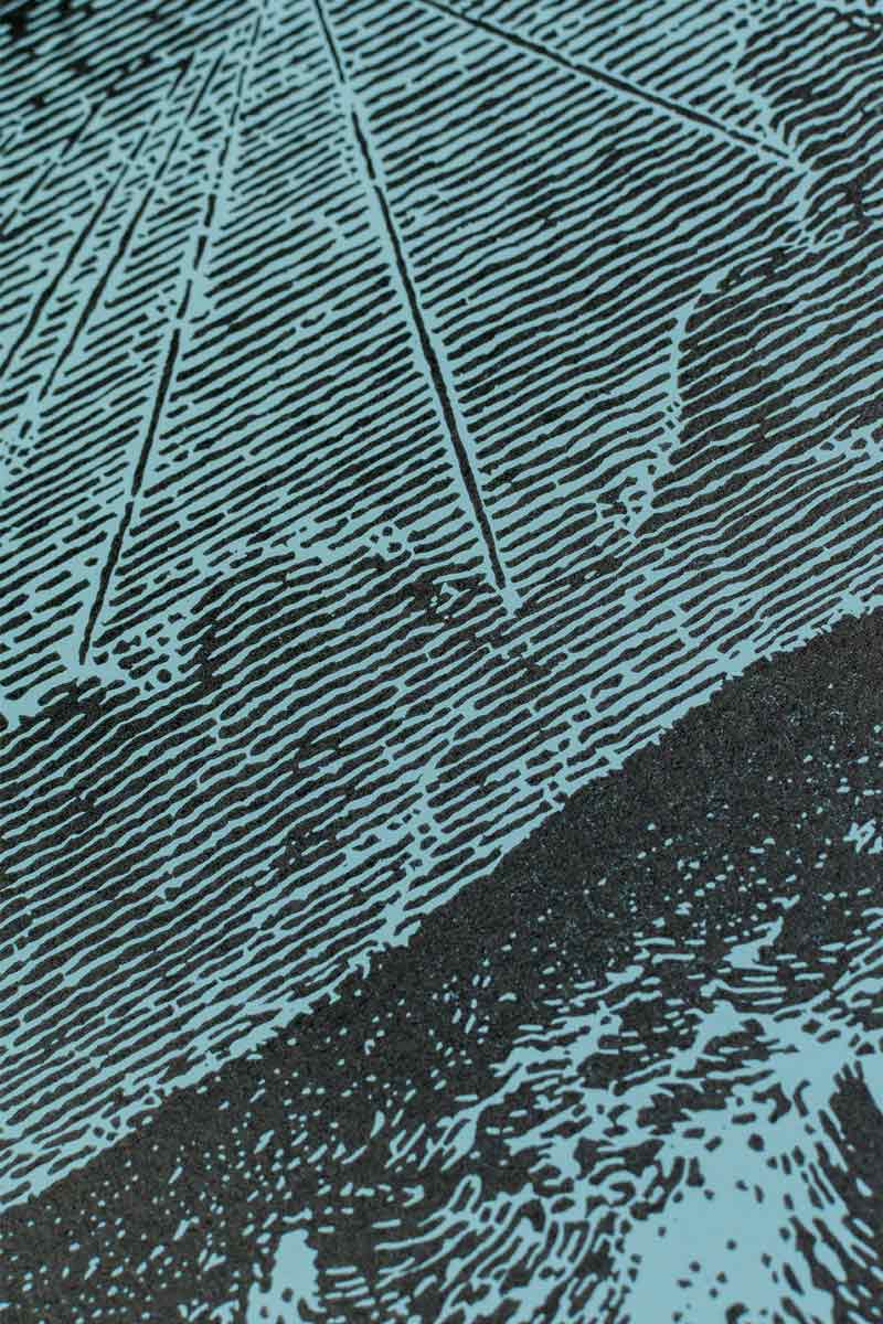 CIVILISATION - sérigraphie & gravure sur bois