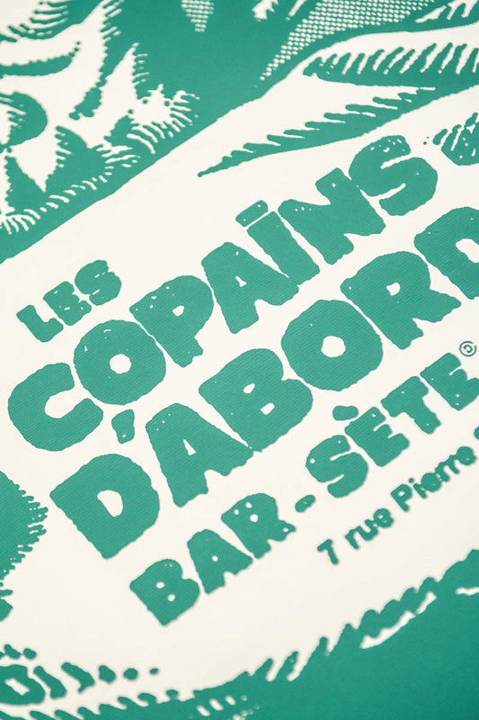 LES COPAINS D'ABORD - sérigraphie