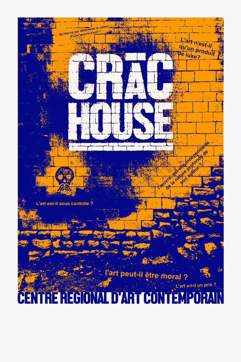 CRAC HOUSE - sérigraphie