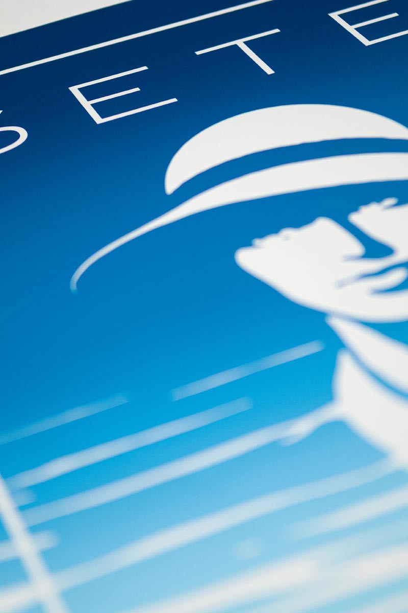 UNE FENÊTRE SUR LA MÉDITERRANÉE - sérigraphie