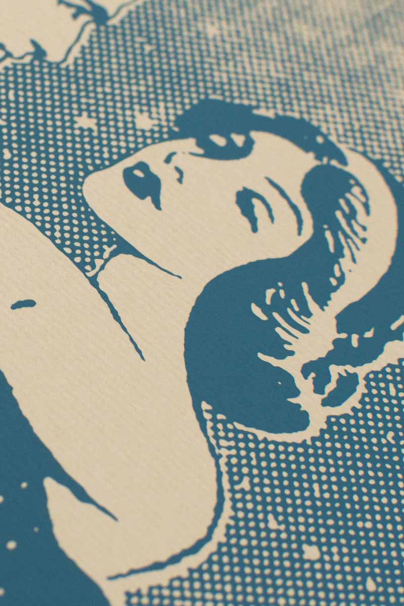 HUÎTRES DE THAU - sérigraphie