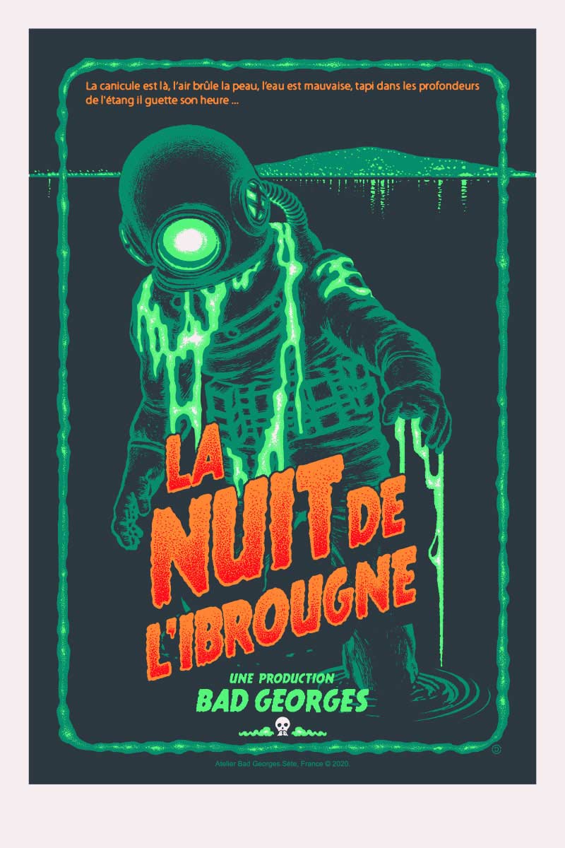 LA NUIT DE L'IBROUGNE - sérigraphie
