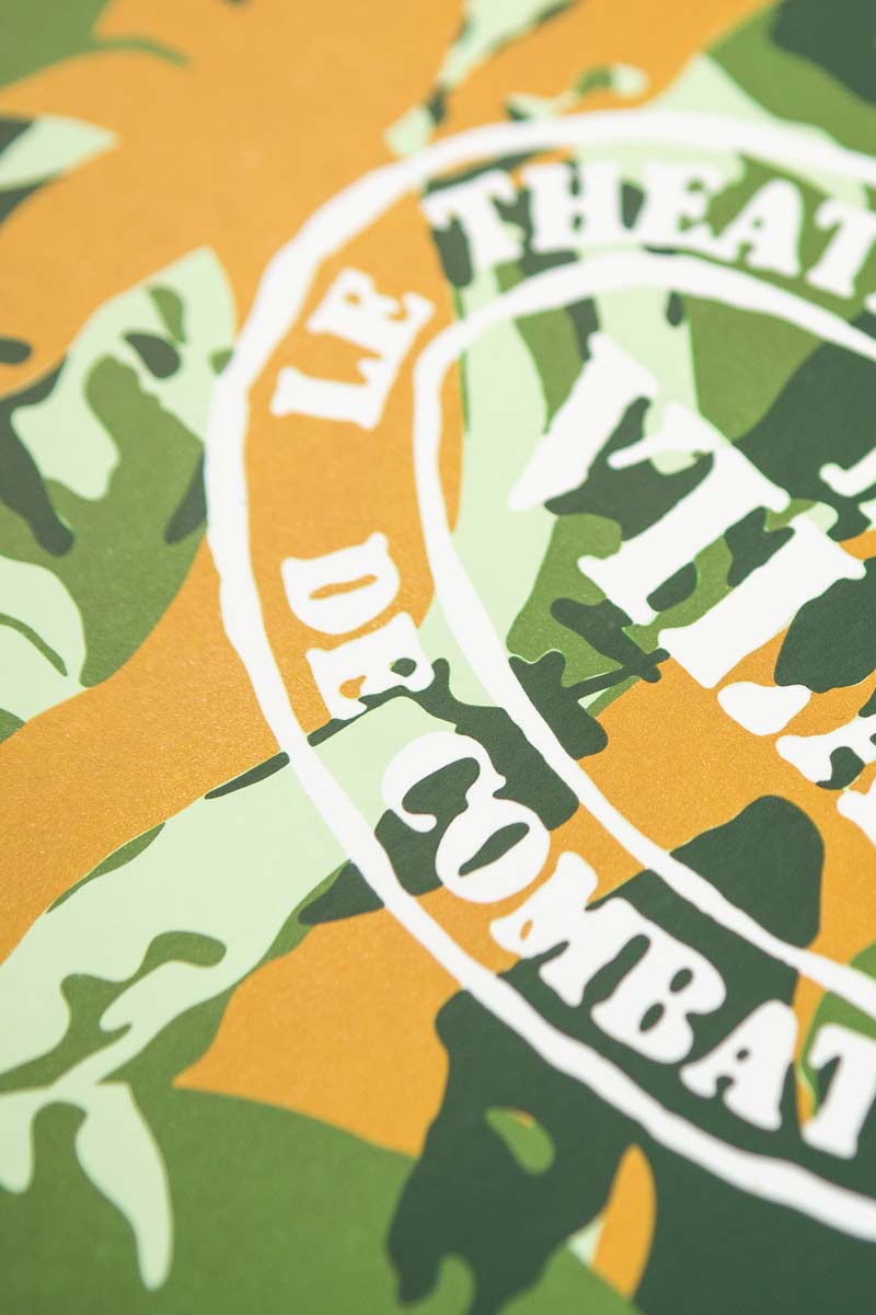 LE THÉÂTRE EST UN SPORT DE COMBAT - sérigraphie