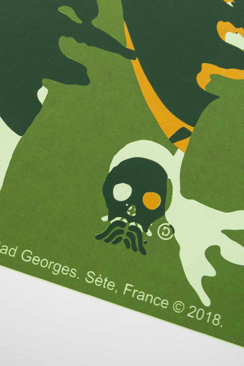 LE THÉÂTRE EST UN SPORT DE COMBAT - sérigraphie
