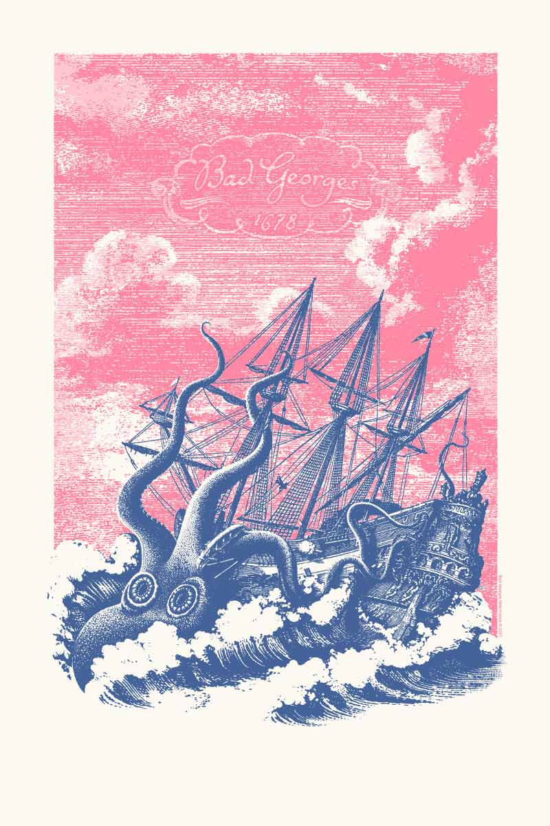 KRAKEN - sérigraphie
