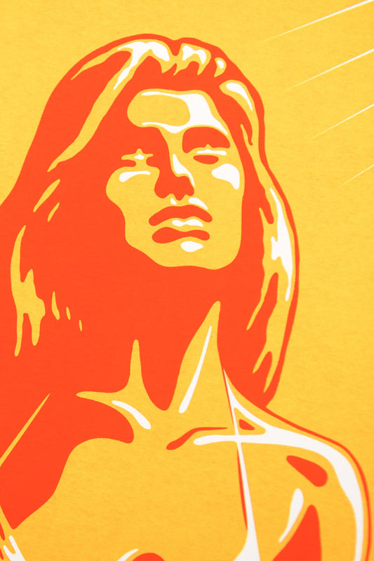 LA PLAGE DU FUTUR - sérigraphie