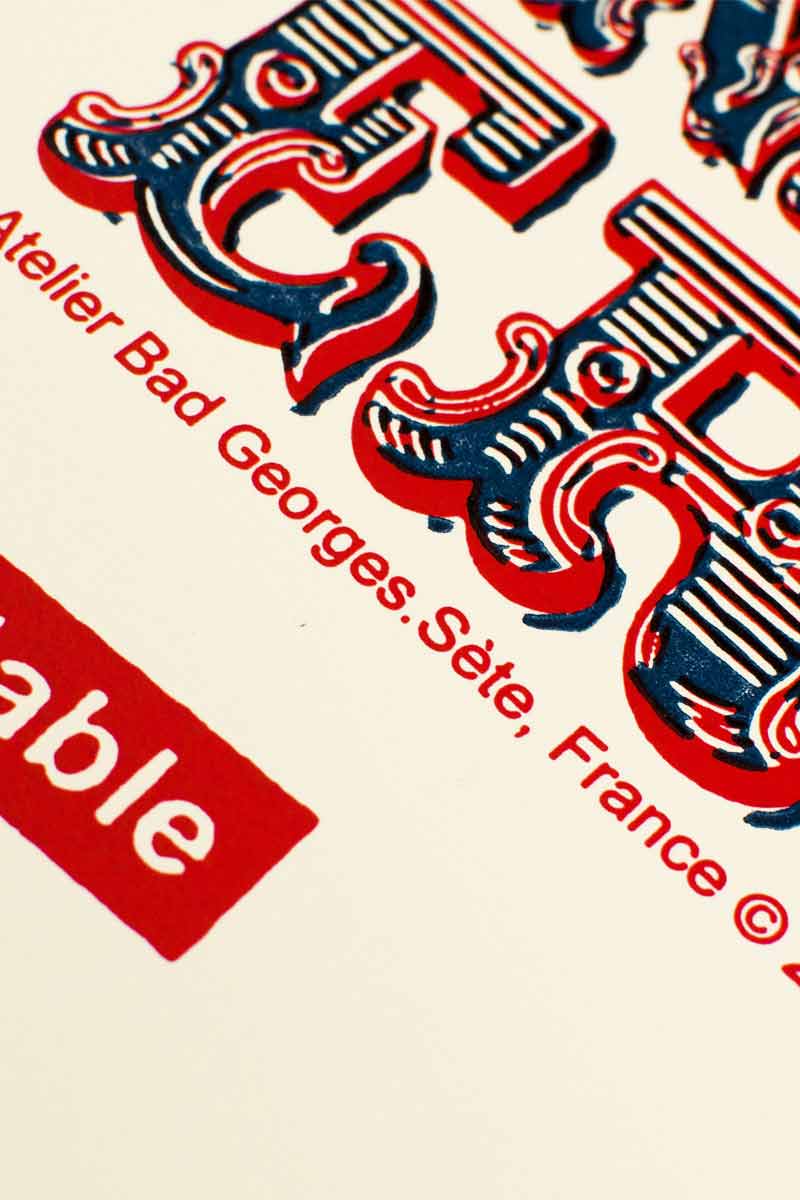 MACARONADE WESTERN - sérigraphie & gravure