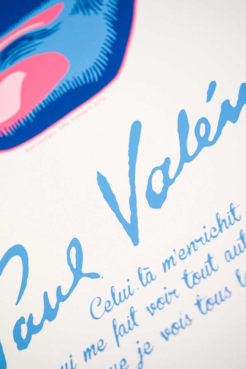 PAUL VALERY - sérigraphie
