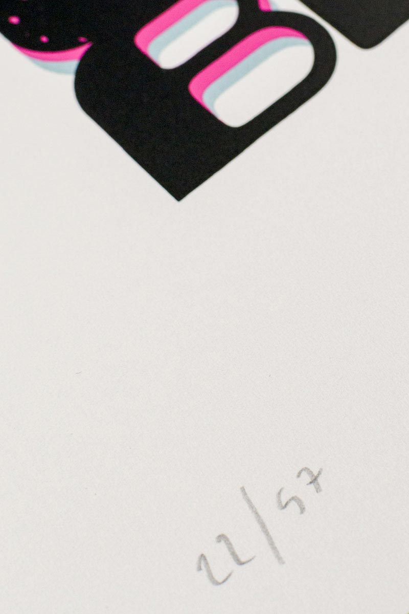ATTENTION FRAGILE - sérigraphie