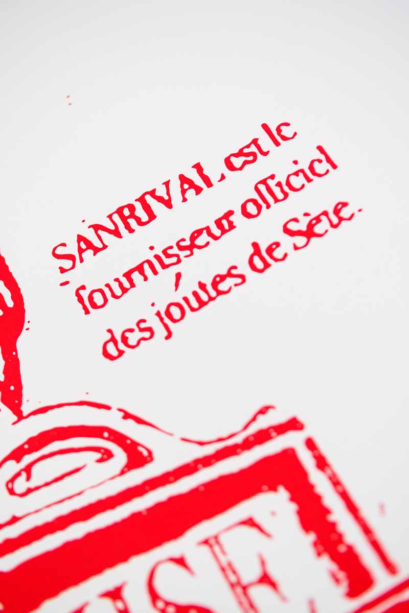 SANRIVAL - sérigraphie