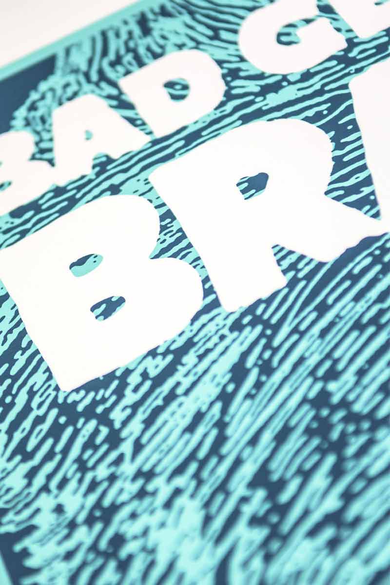 BAD GEORGES AIME BRASSENS - sérigraphie