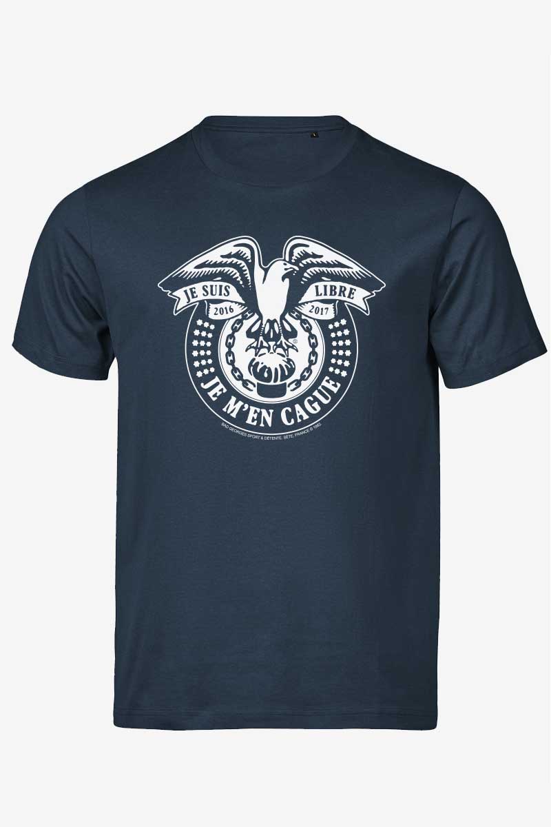 Le T-shirt CAGUE - marine