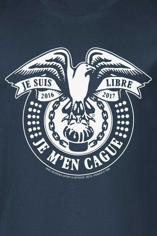 Le T-shirt CAGUE - marine