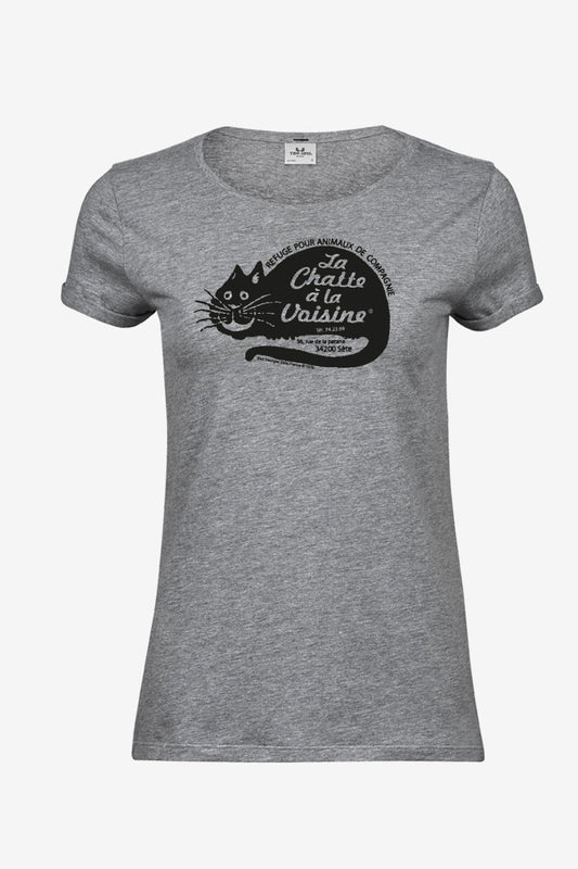 Le T-shirt CHATTE A LA VOISINE - femme