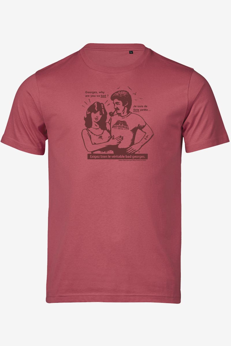 Le T-shirt PETITE - framboise