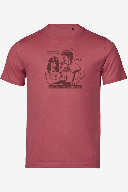 Le T-shirt PETITE - framboise