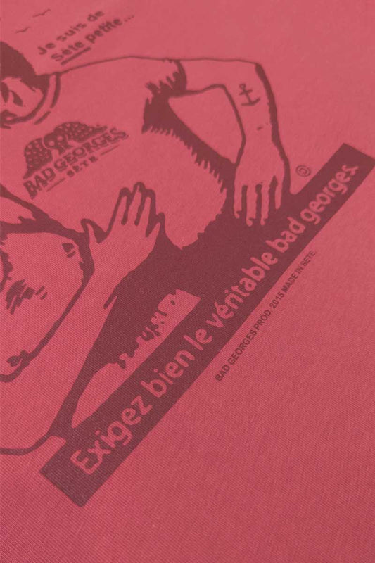 Le T-shirt PETITE - framboise