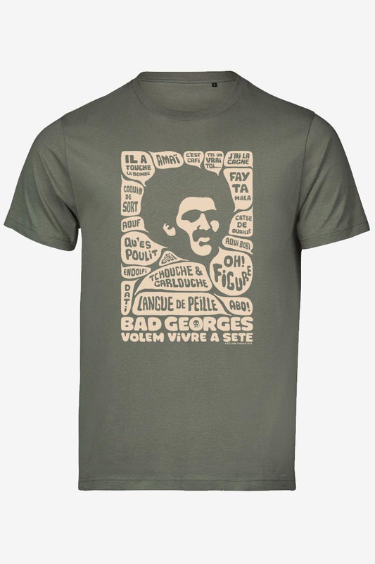 Le T-shirt VOLEM VIVRE - olive