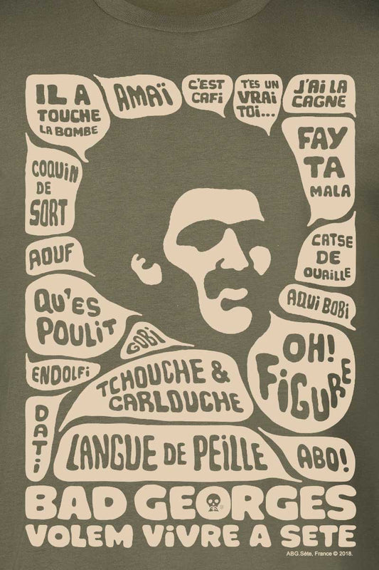 Le T-shirt VOLEM VIVRE - olive