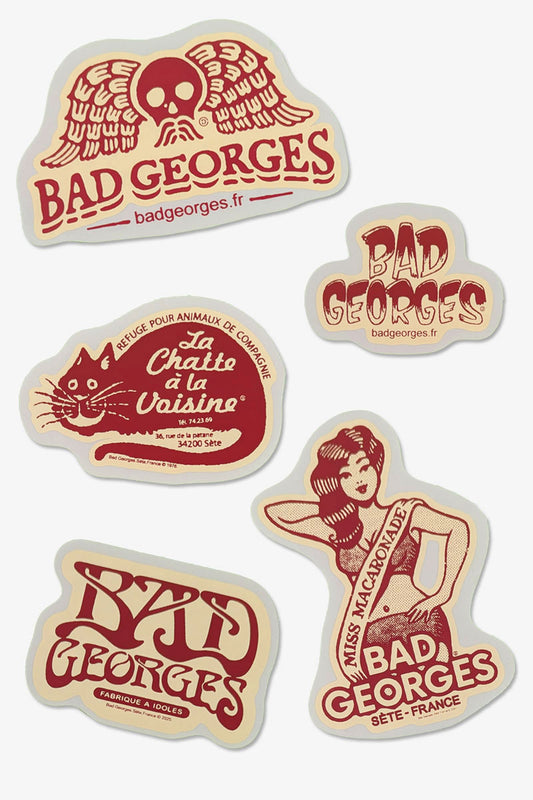 AUTOCOLLANTS FORME A LA DECOUPE - sérigraphiés