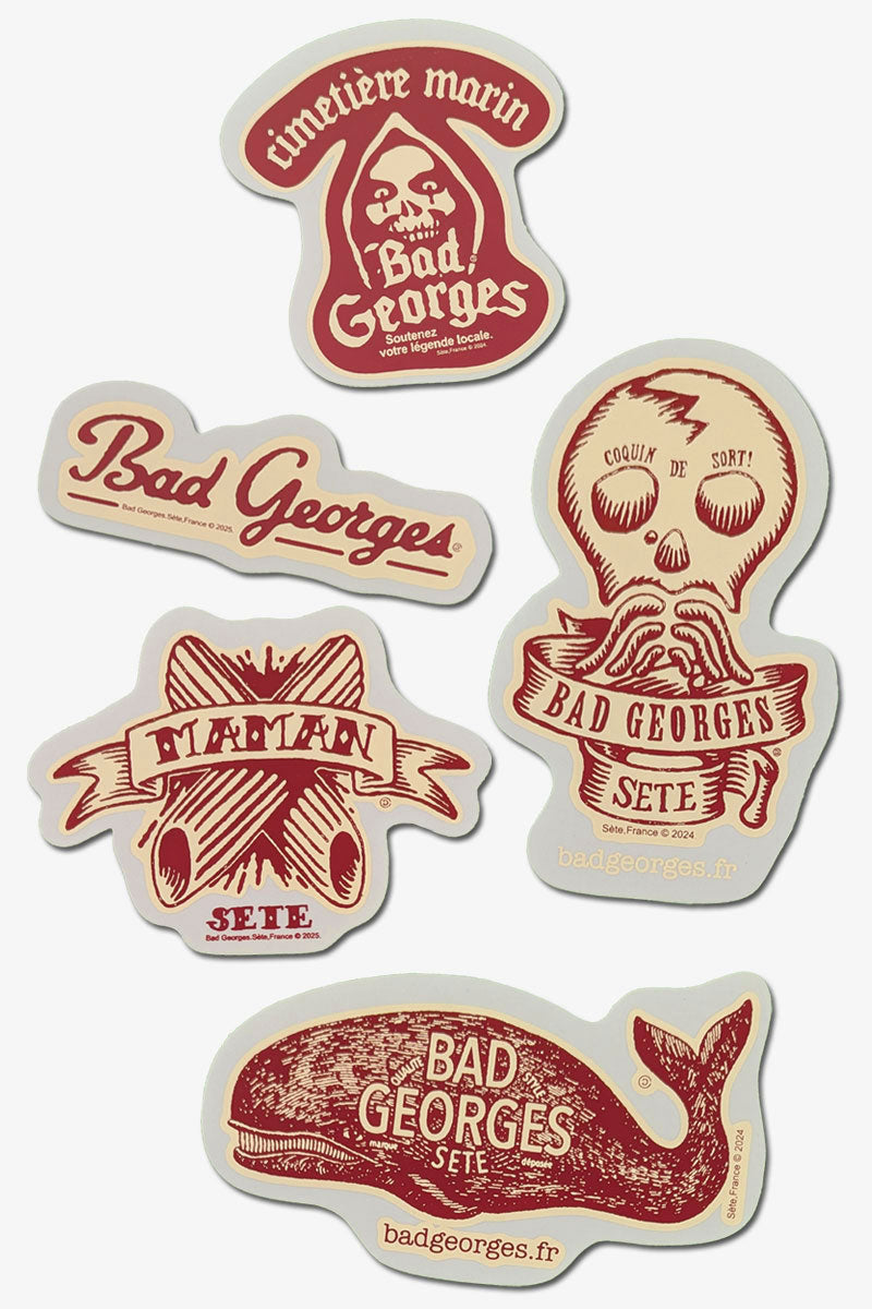 AUTOCOLLANTS FORME A LA DECOUPE - sérigraphiés