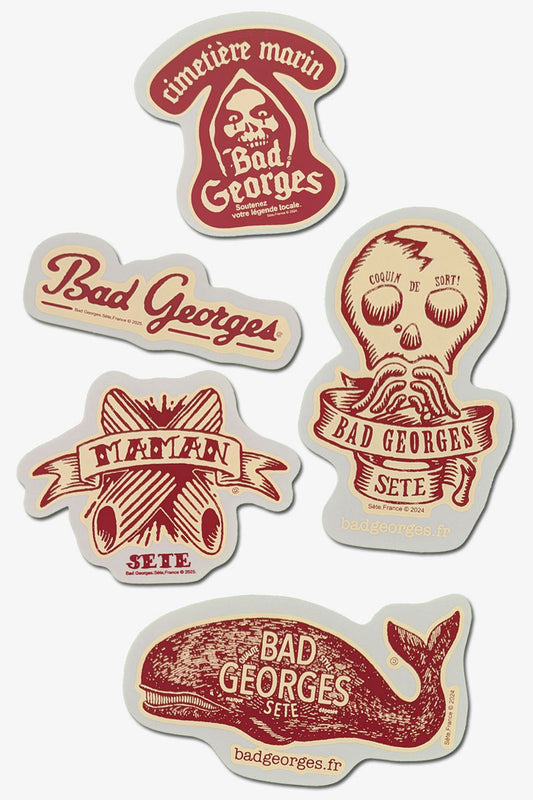 AUTOCOLLANTS FORME A LA DECOUPE - sérigraphiés