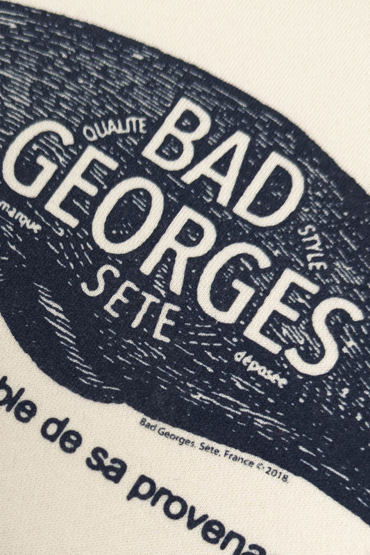 hoodie LA BALEINE - Naturel