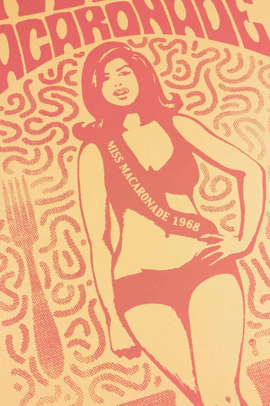 MISS MACARONADE 1969 - sérigraphie