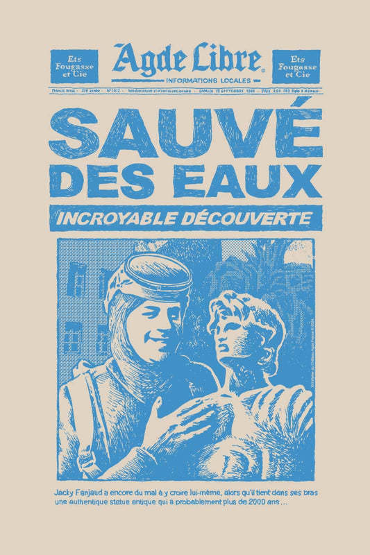 SAUVÉ DES EAUX - sérigraphie