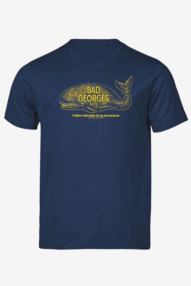 Le T-shirt LA BALEINE - marine