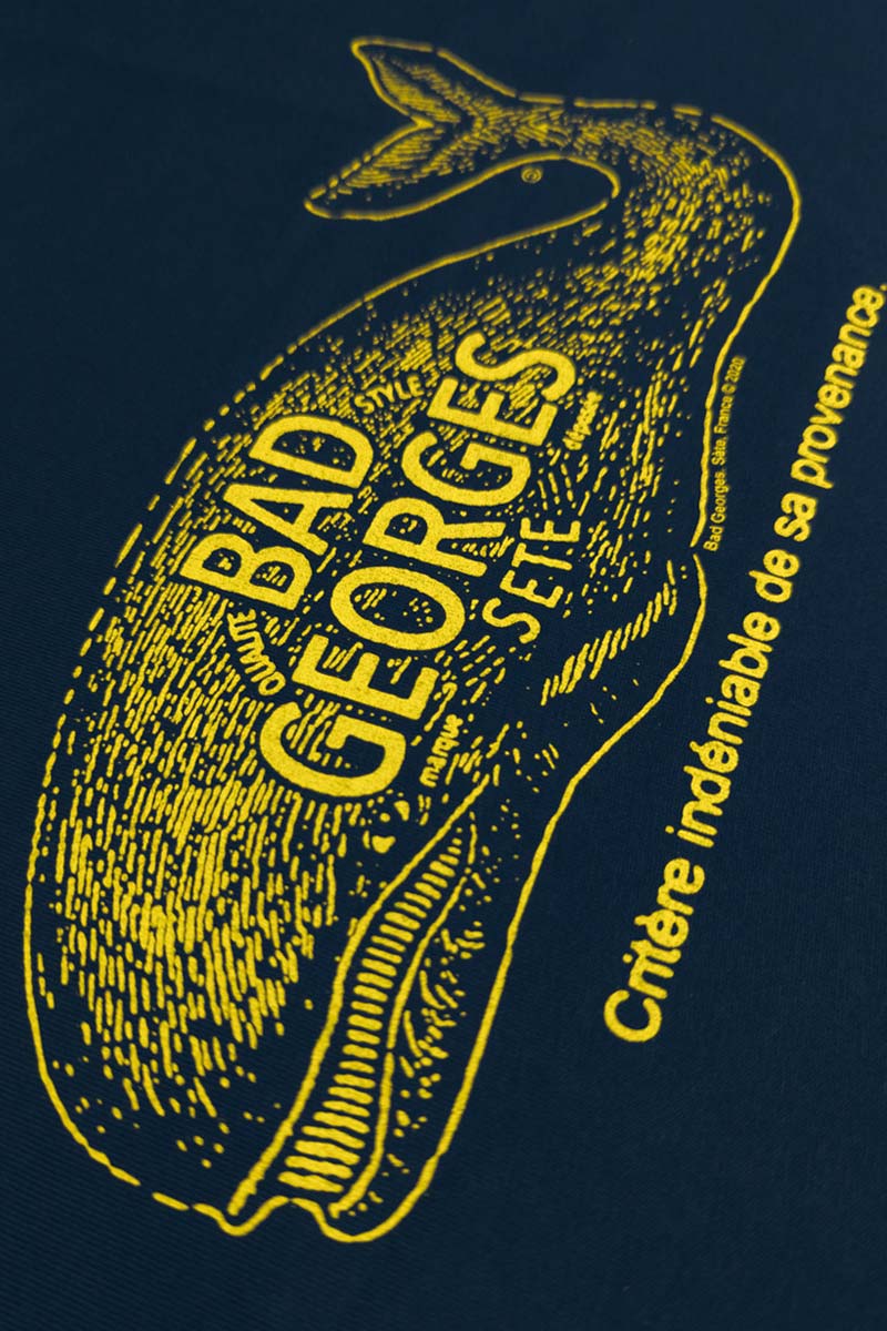 Le T-shirt LA BALEINE - marine