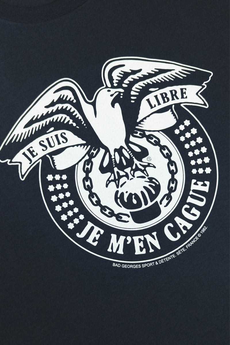Le T-shirt CAGUE - marine