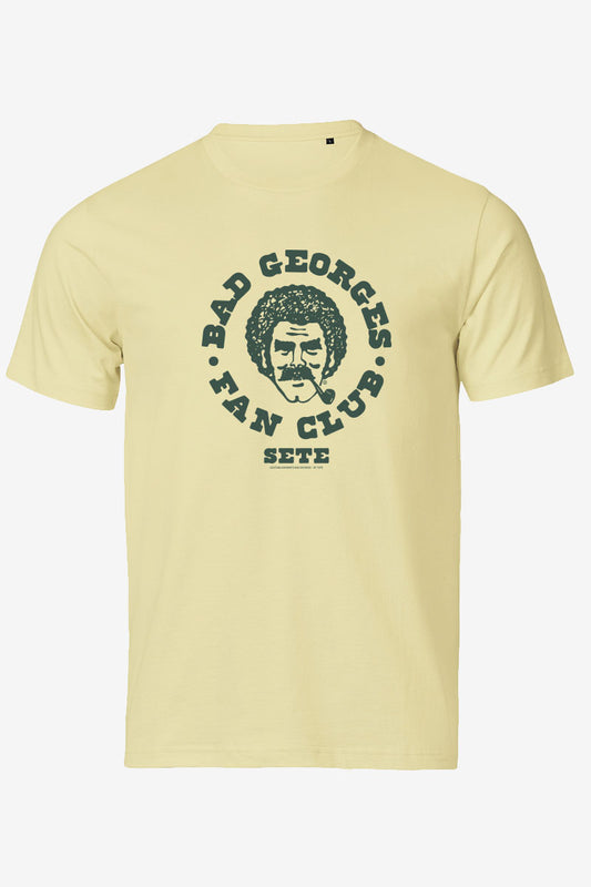 Le T-shirt FAN CLUB jaune pâle