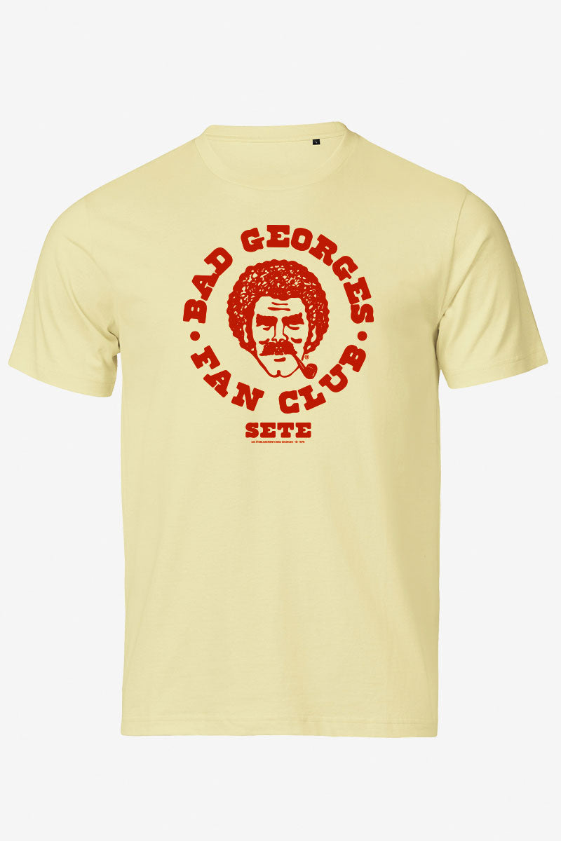 Le T-shirt FAN CLUB jaune pâle