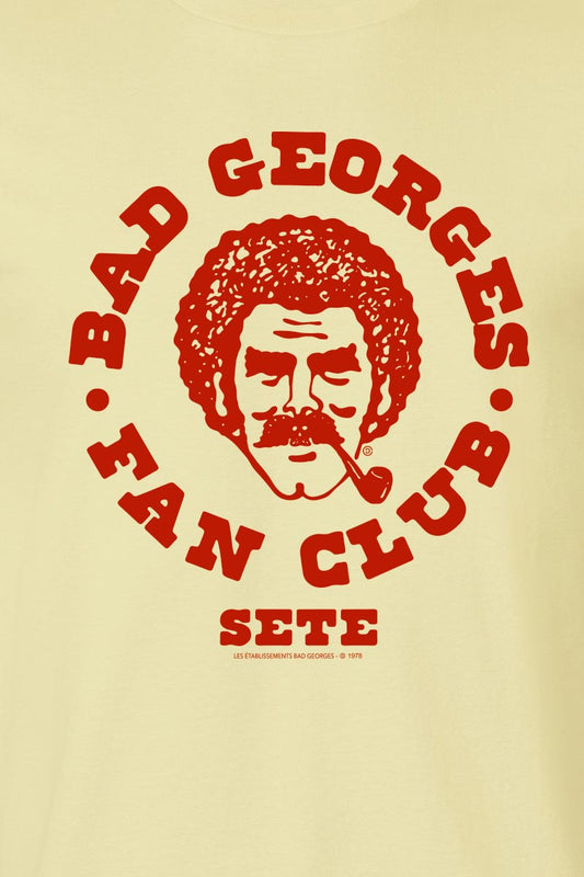 Le T-shirt FAN CLUB jaune pâle