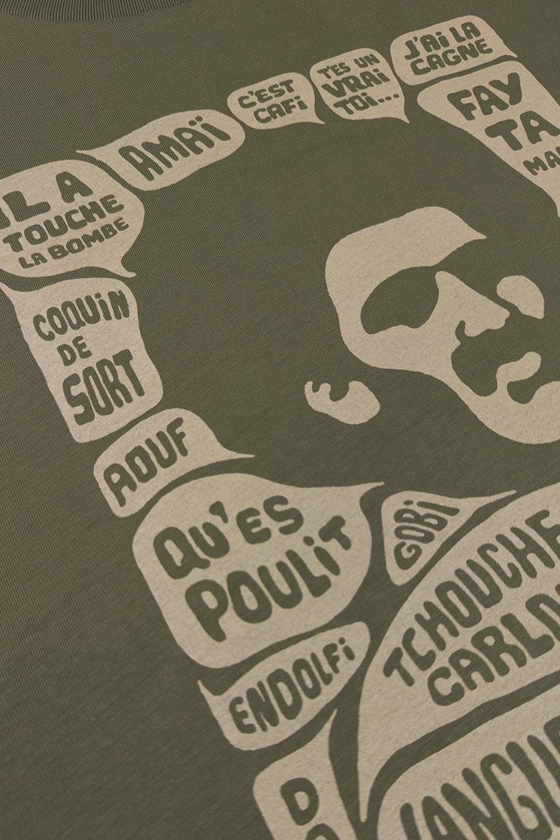 Le T-shirt VOLEM VIVRE - olive